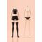 Sousai Shojo Teien Accessory Set for 1/10 Action Figures Dress Up Body Body Color C Size S