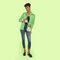 Nickelodeon by Loungefly Crossbody Invader Zim Gir Cellphone