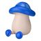 Delicious in Dungeon Soft Vinyl Figur Walking Mushroom Blue 15 cm