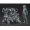 Ghost in the Shell PLAMAX minimum factory Plastic Model Kit Motoko Kusanagi with Fuchikoma: Thermoptic Camouflage Ver. 8 cm