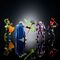 Masters of the Universe Origins Action Figure 4-Pack Techbox exclusive 14 cm
