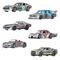 Hot Wheels Silver Series Die-Cast Vehicle 6-Pack 1/64 ZAMAC