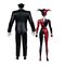 Batman: The Animated Series DC Direct Action Figures Harley Quinn & The Joker (Mad Love) (Gold Label) 18 cm
