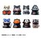 Naruto Shippuden Mega Cat Project Trading Figure Defense Battle of Village of Konoha! 3 cm Nyaruto! Blind Box Assortment (8) (re-run)