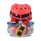 Mobile Suit Gundam Mega Cat Project Trading Figure Cats Luckycat 6 cm Blind Box Assortment (6) (with gift)