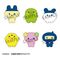 Tamagotchi Chokorin Collection Mini Figures 5 cm Blind Box Assortment (6)