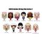 Barbie 3D Foam Bag Clips Series 2 Display (24)