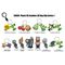 Plants vs. Zombies 3D Foam Bag Clips Serie 1 Display (24)