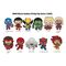 Marvel PVC Bag Clips Series 2 Zombies  Display (24)