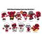 Deadpool 3D PVC Bag Clips Series 7 Display (24)