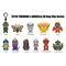 Tokidoki x Godzilla 3D Foam Bag Clips Display (24)