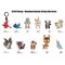 Disney 3D Foam Bag Clips Woodland Characters Series 76 Display (24)