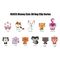Disney Cats 3D Foam Bag Clips Series 69 Display (24)