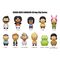 Bob's Burgers 3D Foam Bag Clips Series 1 Display (24)