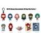 Descendants 3D Foam Bag Clips Series 1 Display (24)