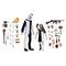 Terrifier 2 2-Pack Action Figures Ultimate Art the Clown & Little Pale Girl 18 cm