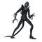 Aliens Ultimate Action Figure Warrior (1986) Xenomorph Black (40th Anniversary) 23 cm
