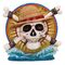 One Piece Lamp Jolly Roger 20 cm