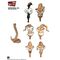 Earthworm Jim Accessory Pack Wave 1: Worm Body & Jim Heads