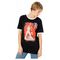 Gotham City Sirens T-Shirt Crossword Black Ringer