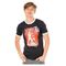 Gotham City Sirens T-Shirt Crossword Black Ringer Size M