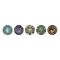 Magic: The Gathering Pins Blind Box Mystery Phyrexia Infected Lands Assortment (10)