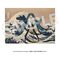 Katsushika Hokusai x Hatsune Miku Acrylic Panel Thirty-six Views of Mount Fuji The Great Wave off Kanagawa 30 cm