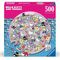 Helly Kitty and Friends Round Jigsaw Puzzle (500 pieces)