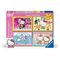 Hello Kitty Puzzle 4-Pack Let's Go, Hello Kitty! (4x100 Pieces)
