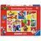 Super Mario Giant Floor Jigsaw Puzzle Mario's Friends and Foes (125 Pieces)