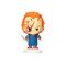 Chucky Pokis Rubber Minifigure Chucky 7 cm