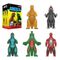 Godzilla Toho (Metallic) Action Figure Blind Box Wave 5 Display (12)