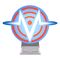 Hazbin Hotel Nightlight VoxTek Light 13 cm