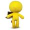 Alan Becker Plush Figure Gamer Yellow 22 cm