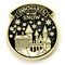 HARRY POTTER - Hogwarts in the Snow - Greeting card with Pin