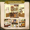 BOOK NOOK KIT - DIY- Cooking Bookstore - 156pc + LED Light