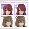 THE IDOLMASTER - 30MS Option hair style & Face Parts Set - Model Kit