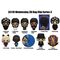 WEDNESDAY - Series 3 - 3D Foam Bag Clip (Display 24 Pcs)