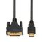 IBox ITVFHDDVI012 HDMI to DVI cable FullHD 1080p 2 m black