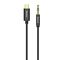 USB-C to 3.5mm mini jack audio cable Baseus Yiven 1.2m (black)