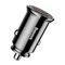 Car charger Baseus Circular 2xUSB QC3.0 5A 30W (black)