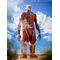 ATTACK ON TITAN - Colossal Titan - Figurine Mega Sofvi 63cm