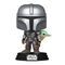 MANDALORIAN & GROGU - POP Star Wars N° 818 - Mandalorian With Grogu