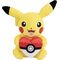 POKEMON - Pikachu with Poke Ball Heart - Plush 20cm