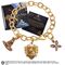 HARRY POTTER - Charm Bracelet - Lumos Hufflepuff