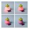 KAWAII - Eggplant - Phone Holder & Rechargeable Lamp 5,1inch
