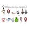 NBX - Series 11 - 3D Foam Bag Clip (Display 24 Pcs)