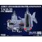 EVANGELION - YAGR-3B UNAF VTOL Aircraft - Plastic Model Kit 13.3cm