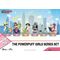 THE POWERPUFF GIRLS - Figure Mini Diorama 12cm assortment x6