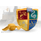 HARRY POTTER - Hogwarts's Blazon and Golden Snitch - Plush 36cm